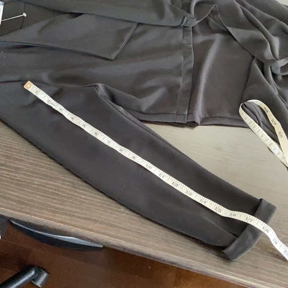 NWOT Black Drape Midi Rob Style Light Weight Jacket - Picture 12 of 12